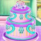 Girl Chef Cooking Cake